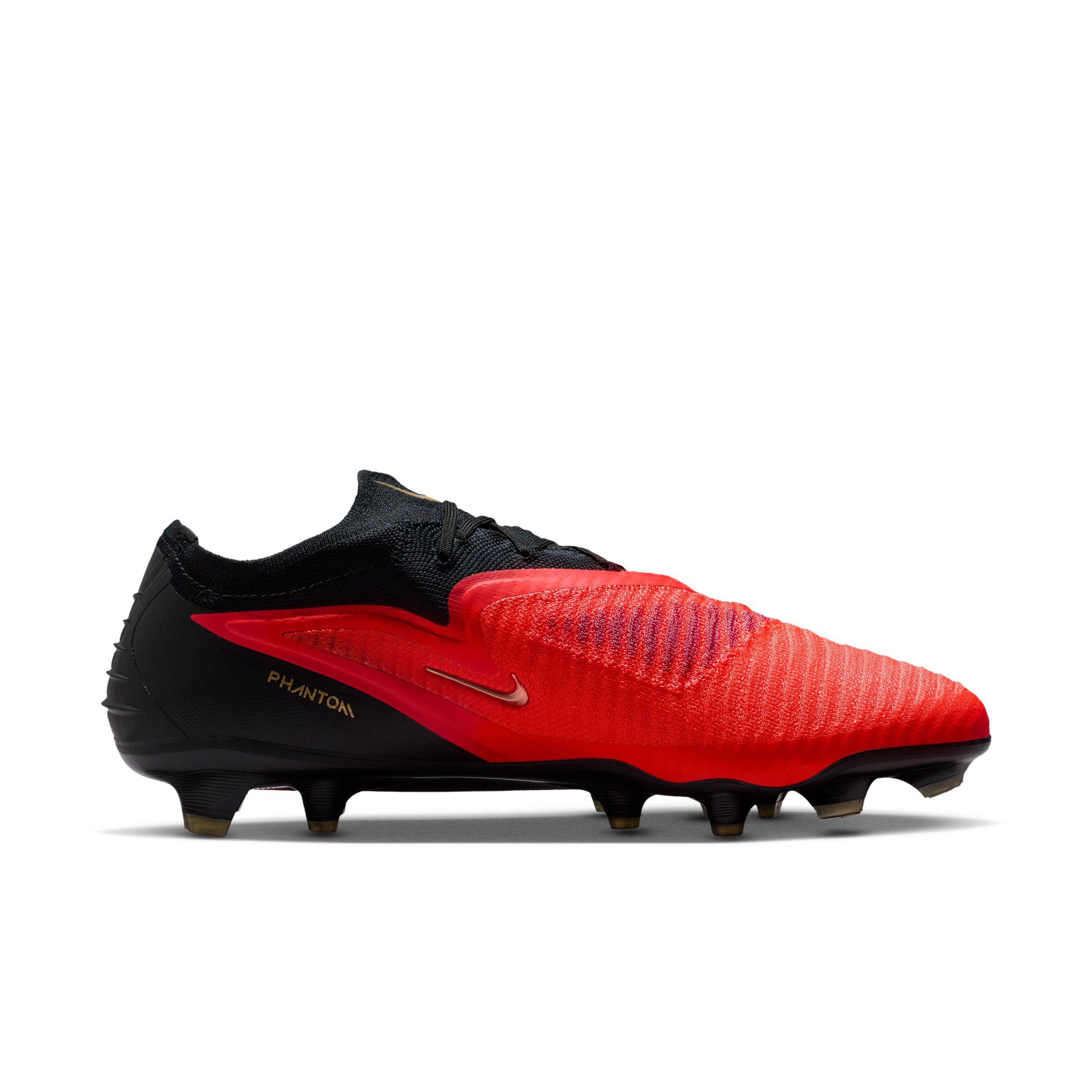 Nike Phantom 6 Low Elite FG "Bright Crimson/Bright Crimson/Black" Men's Soccer Cleat - CRIMSON/CRIMSON/BLACK